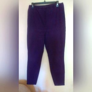 Purple stretch jeans